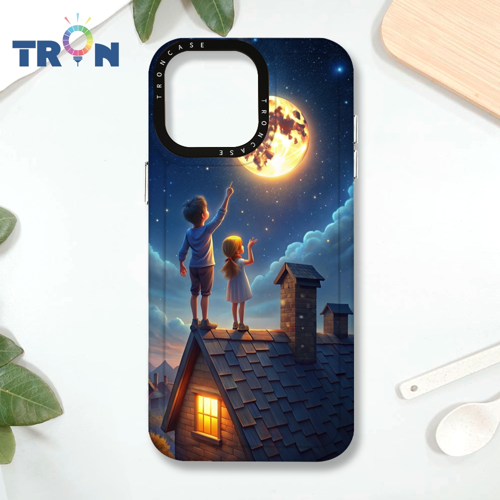 TRON iPhone 16 Pro Max 月圓夜 MAGSAFE 磁吸 太空殼 透白款 手機殼