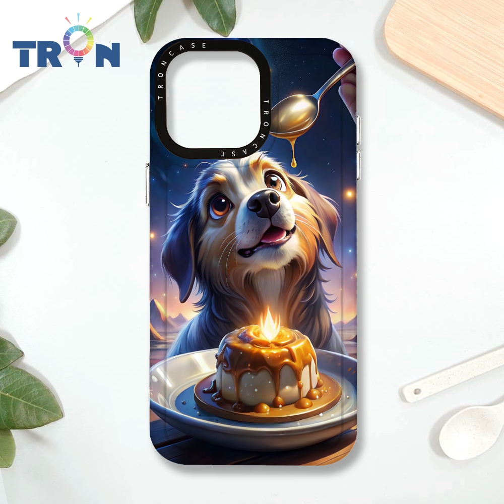 TRON iPhone 16 Pro Max 吃布丁的動物 MAGSAFE 磁吸 太空殼 透白款 手機殼