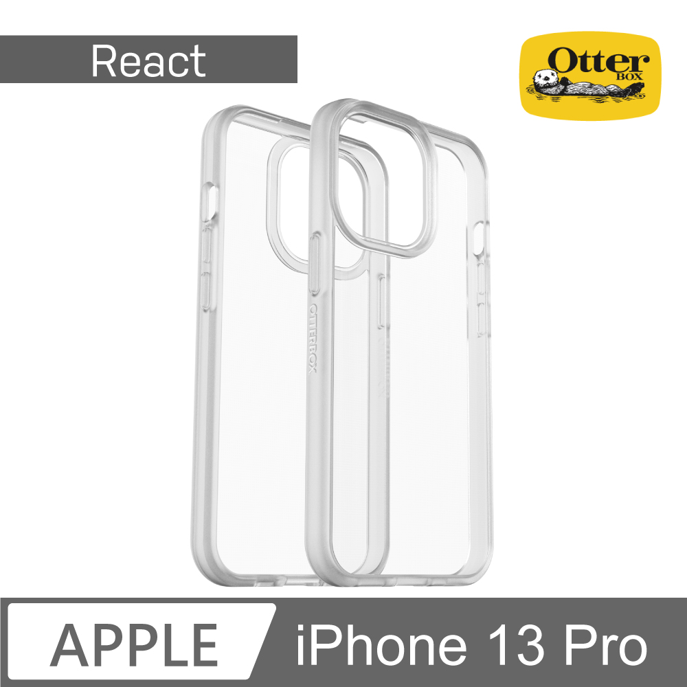 OtterBox iPhone 13 Pro React輕透防摔殼-透明