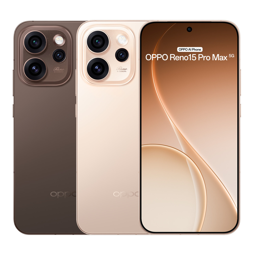OPPO Reno 15 Pro Max 是一款高效能旗艦手機，搭載 MediaTek Dimensity 8450 八核心處理器，螢幕尺寸達 6.78 吋 AMOLED 螢幕，主鏡頭 2億畫素，前鏡頭 5000萬畫素，支援 5G 網路與多種 4G 電信系統。內建 12GB RAM 與 512GB ROM，無記憶卡插槽，搭載 ColorOS 16 作業系統，機身輕薄僅 7.65mm，重 205g，內建 6500mAh 大電池，支援藍芽功能。