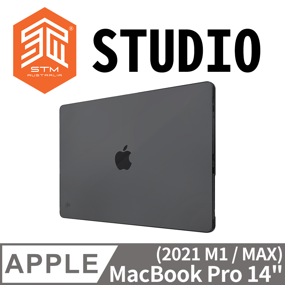 澳洲 STM Studio for MacBook Pro 14吋 2021 晶透保護殼 - 霧黑