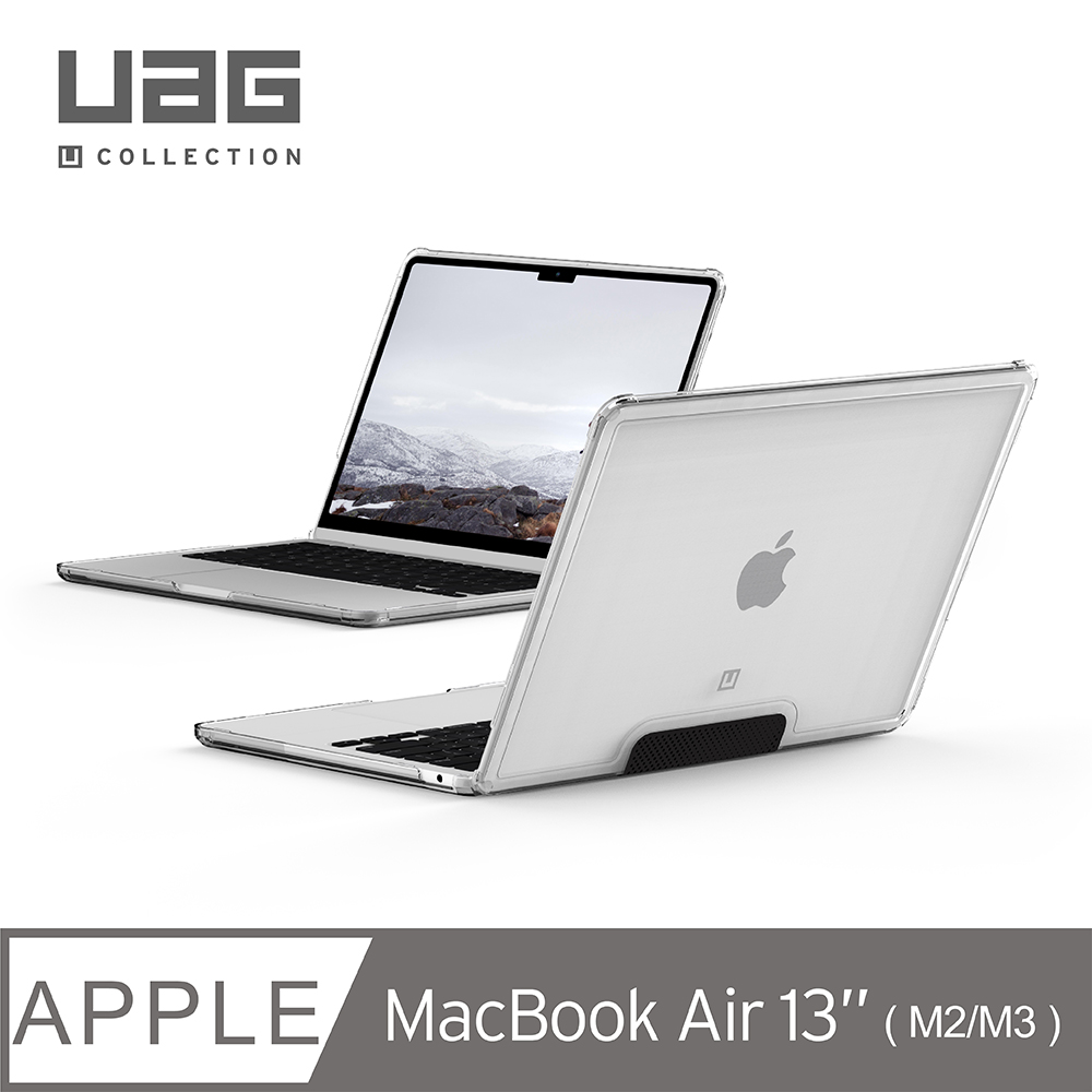 [U Macbook Air 13吋(2022)耐衝擊輕量保護殼-透明