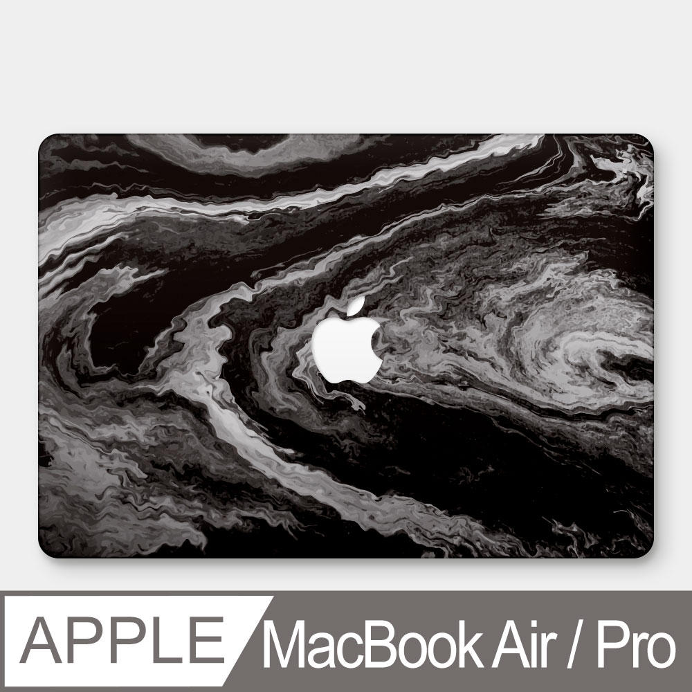 黑色大理石花紋 MacBook Air / Pro 防刮保護殼