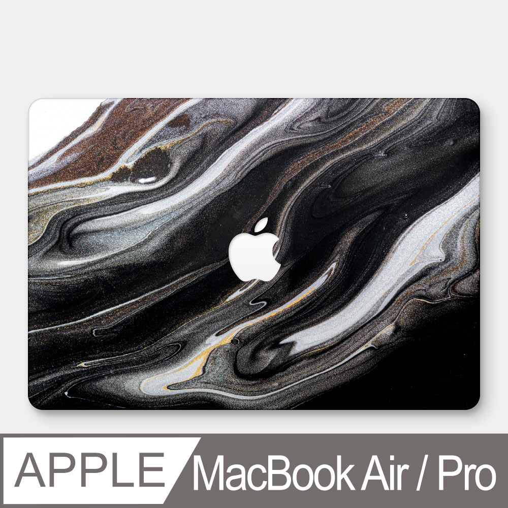 黑色大理石紋理 MacBook Air / Pro 防刮保護殼