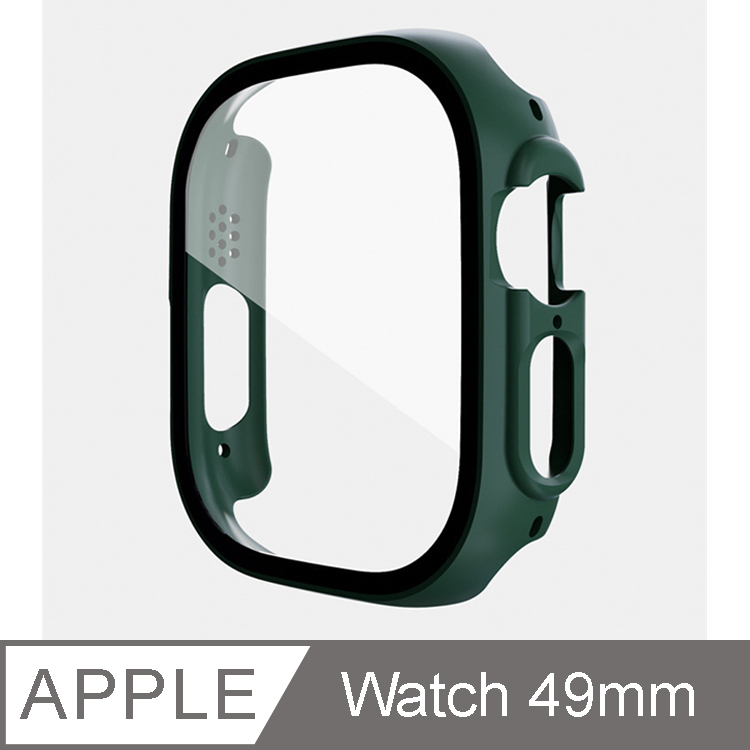 IN7 Apple Watch Ultra 手錶防摔電鍍保護殼49mm-墨綠
