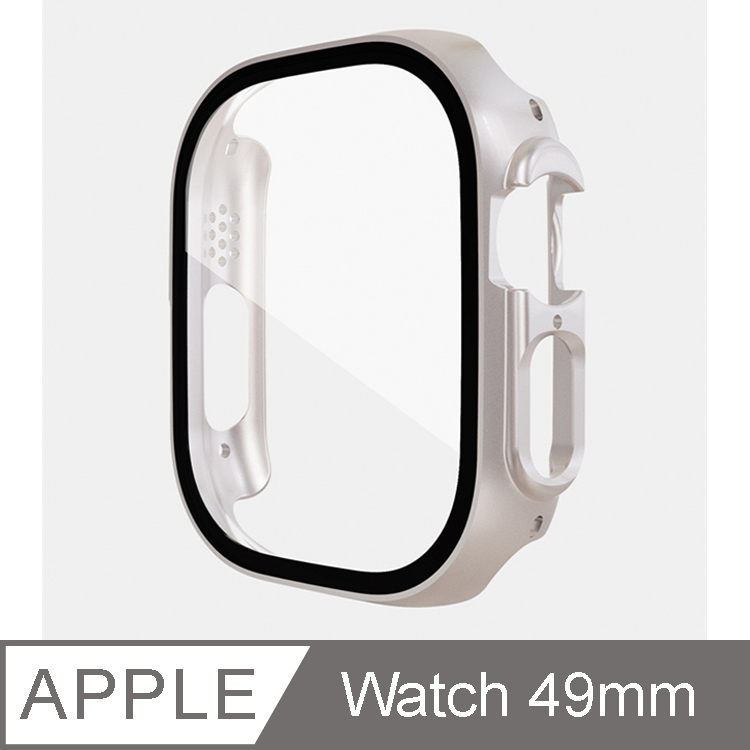 IN7 Apple Watch Ultra 手錶防摔電鍍保護殼49mm-星光色
