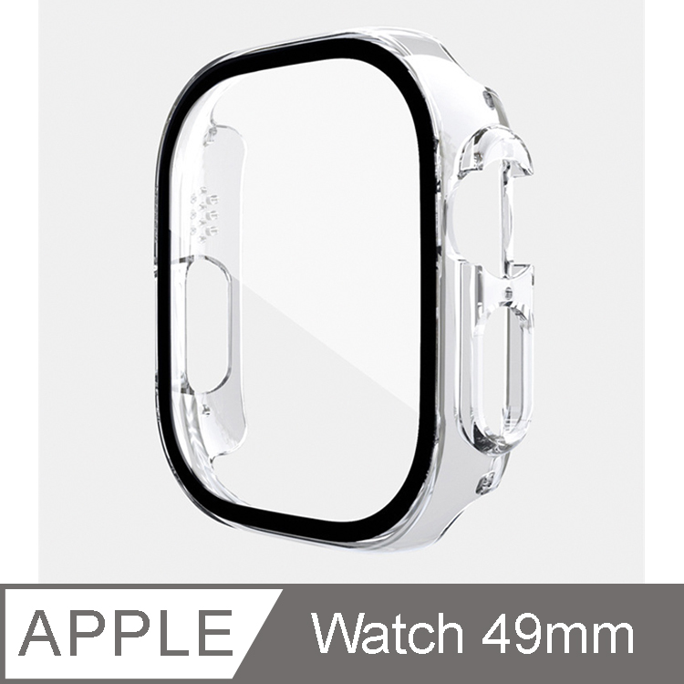 IN7 Apple Watch Ultra 手錶防摔電鍍保護殼49mm-透明