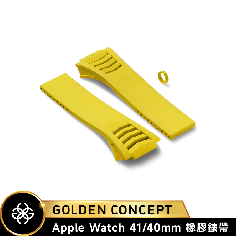 【Golden Concept】Apple Watch 黃橡膠錶帶 (41/40mm) WS-RS41-YL
