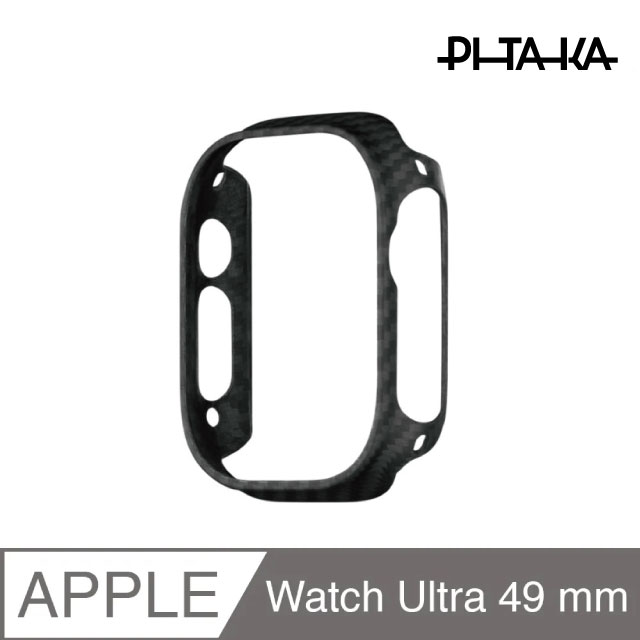 PITAKA | Apple Watch 精工芳綸錶殼 Ultra – 49mm 黑