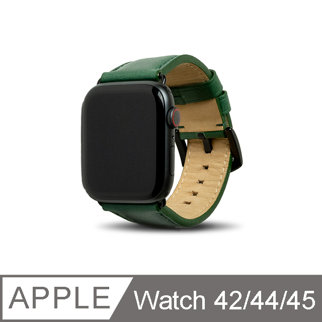 Alto Apple Watch 皮革錶帶 44/42mm - 森林綠