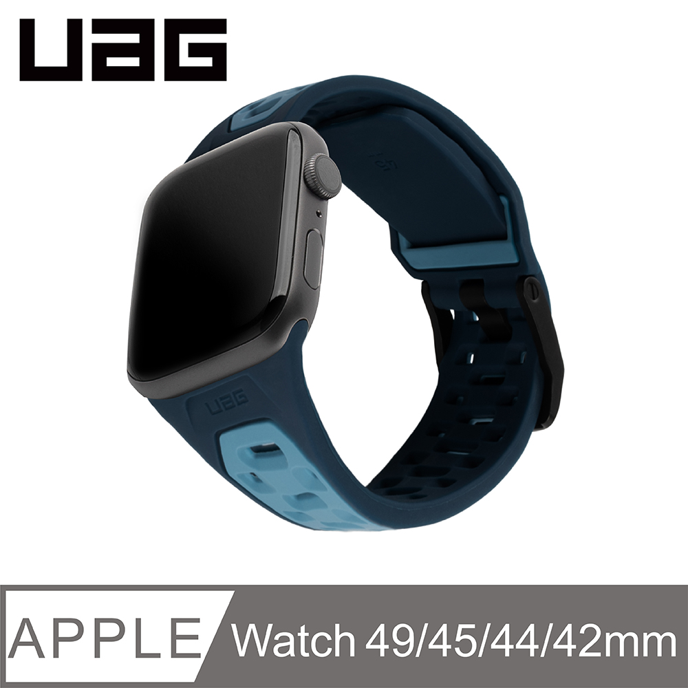 UAG Apple Watch 42/44/45/49mm 簡約運動錶帶-藍