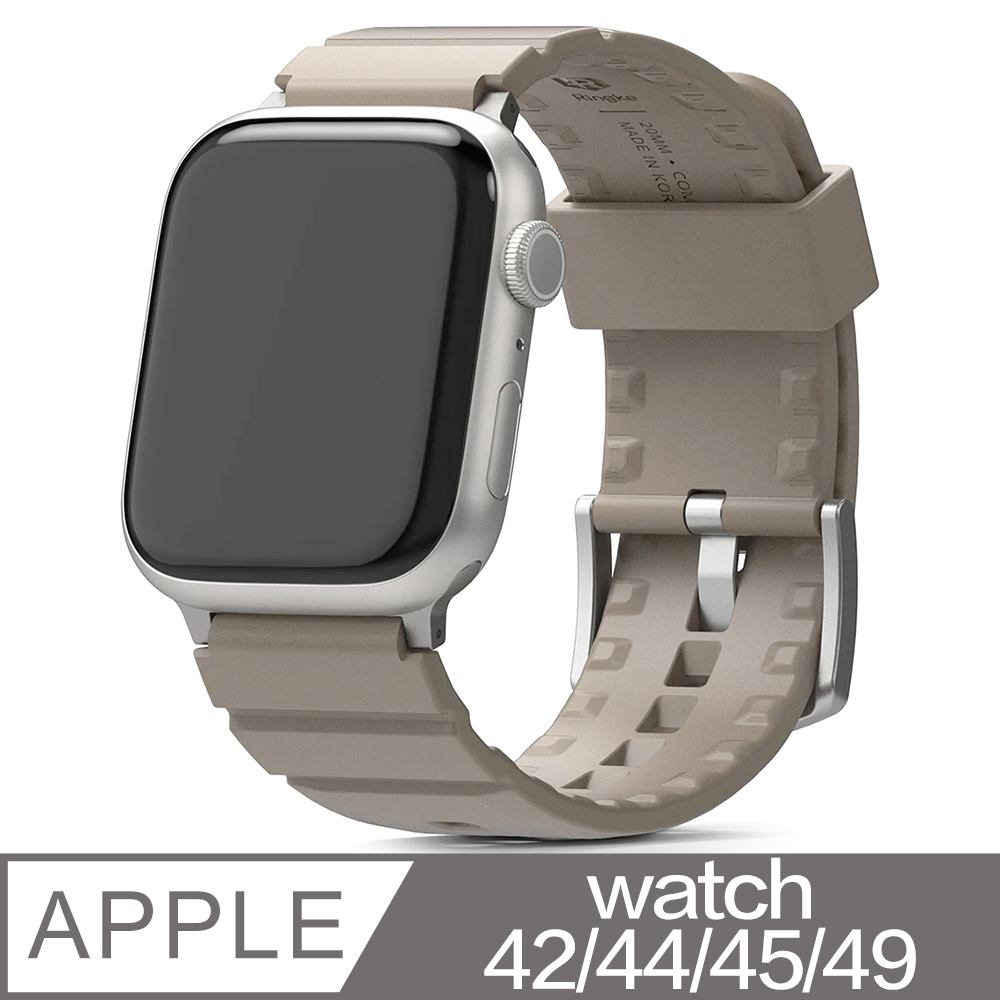 Rearth Ringke Apple Watch 42/44/45mm/49mm 矽膠運動錶帶(灰)