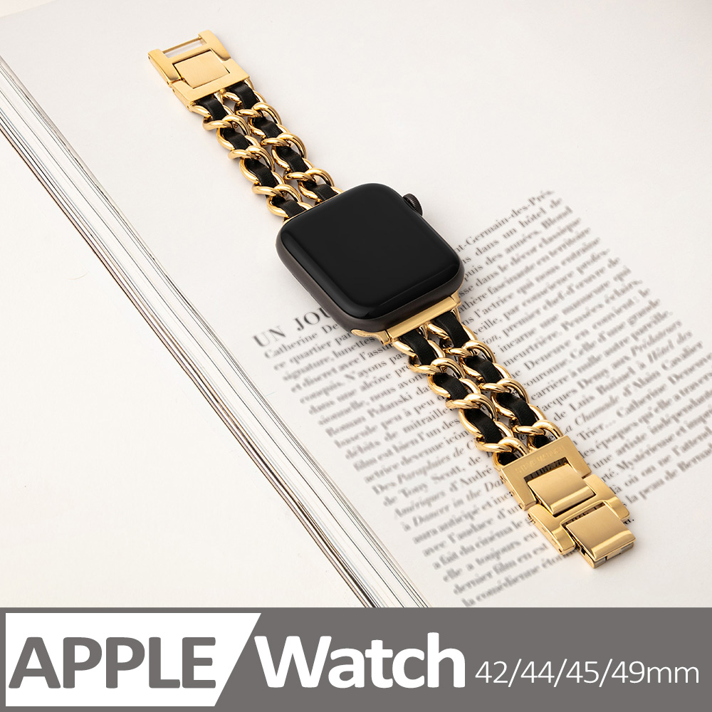 【Steve Madden】Apple watch 金屬編織蘋果錶帶 42/44/45/49 mm