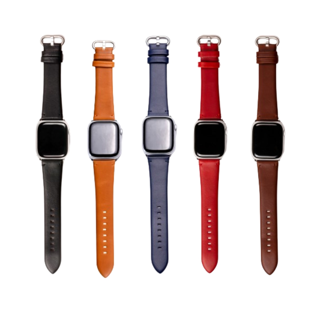 【n max n】Apple Watch 智慧手錶錶帶/雅致系列/皮革錶帶 五色任選 38mm - 41mm