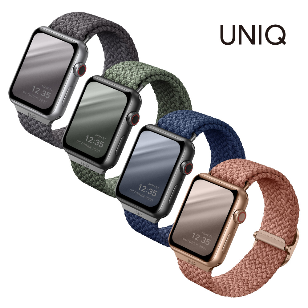 UNIQ Aspen Apple Watch 防潑水高彈力編織單圈錶帶 38/40mm & 42/44mm