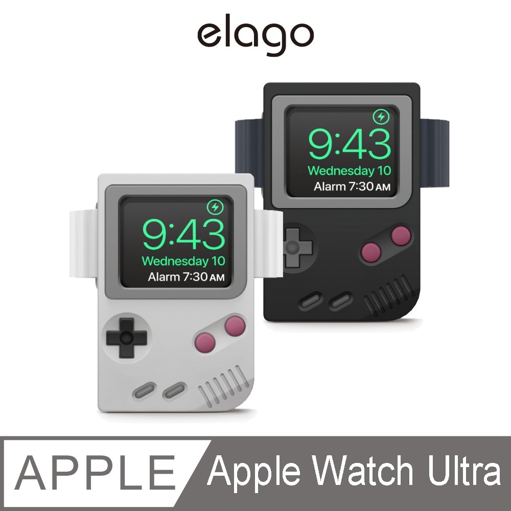 【elago】Apple Watch Ultra W5經典遊戲機充電座(Ultra/44mm/45mm適用)