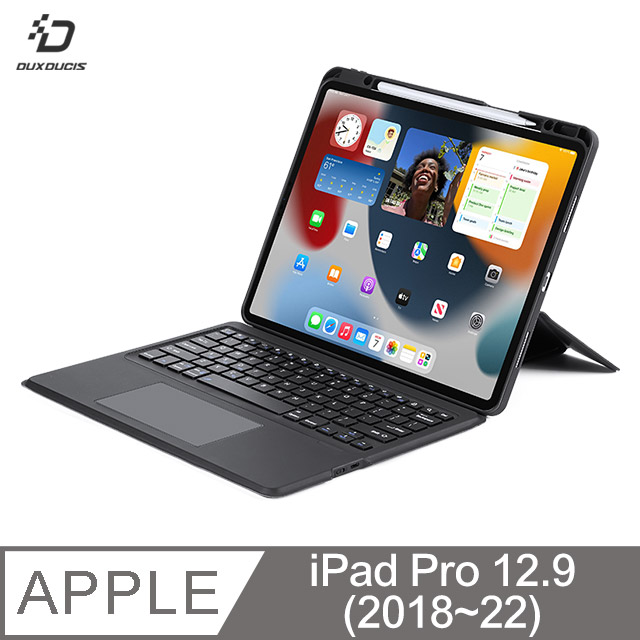 DUX DUCIS Apple 蘋果 iPad Pro 12.9 (2018~2022) DK 鍵盤保護套 磁吸保護套
