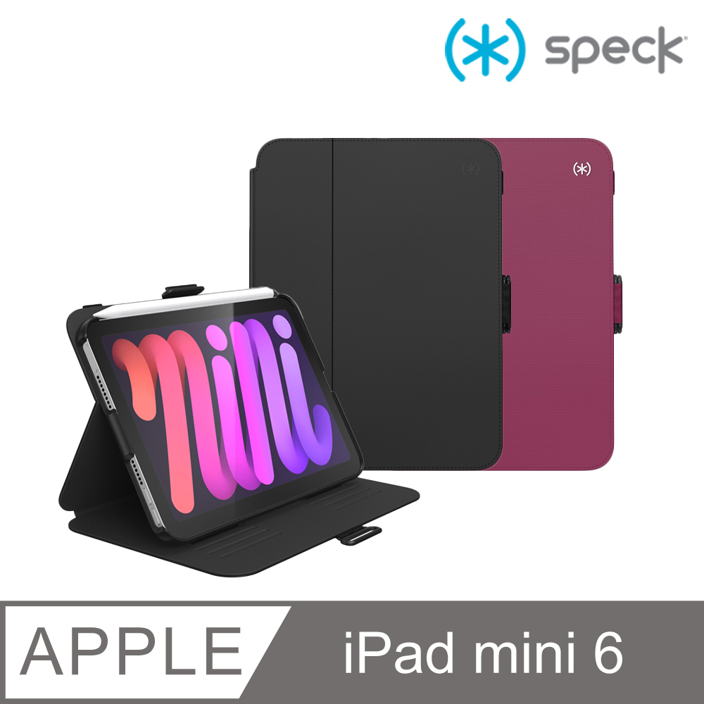 Speck Balance Folio iPad mini 6 (8.3吋) 多角度防摔側翻皮套