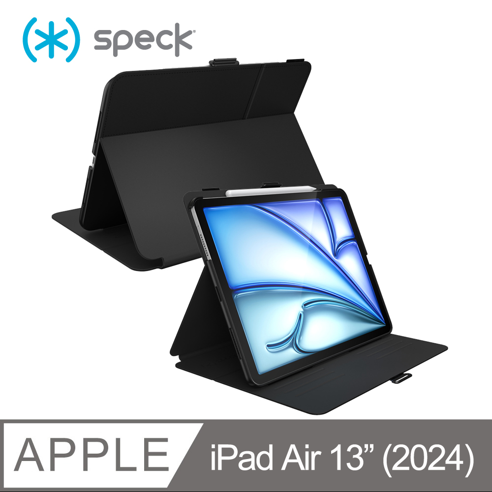 Speck iPad Air 13吋 (2024) Balance Folio 多角度防摔側翻皮套