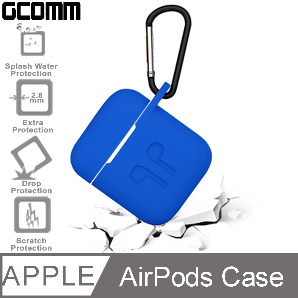 GCOMM Apple AirPods 藍牙耳機增厚保護套 皇室藍
