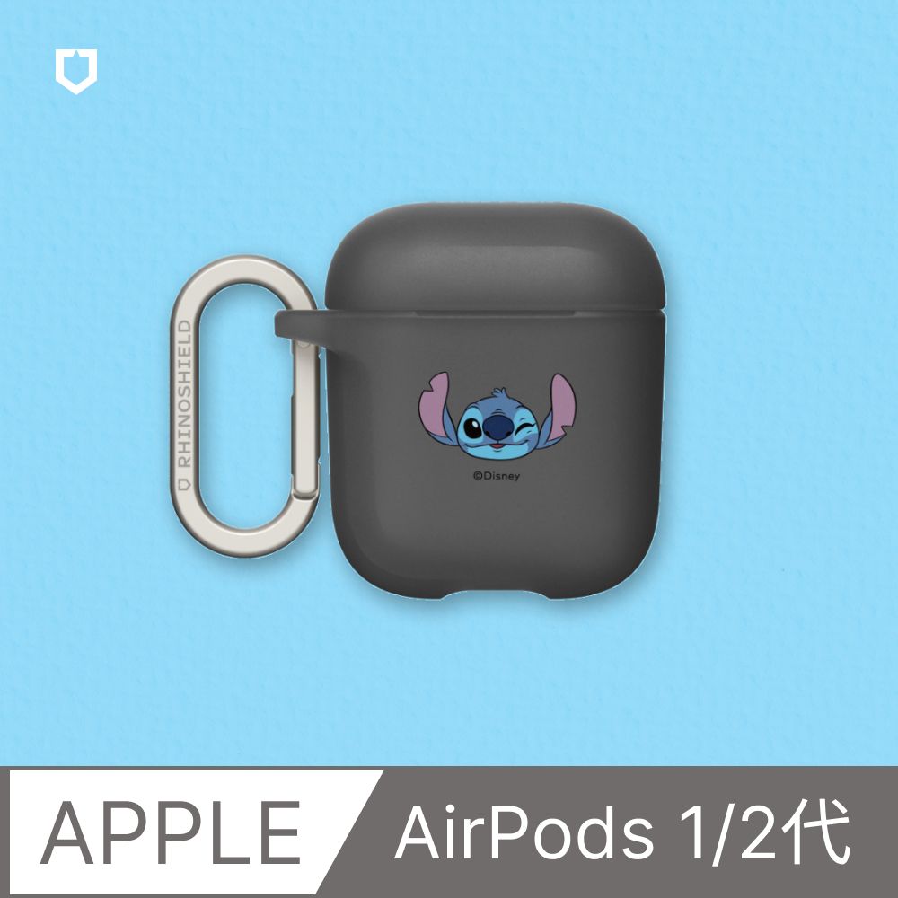 【犀牛盾】AirPods 第2代/第1代 防摔保護套｜迪士尼經典系列/史迪奇1(多色可選)