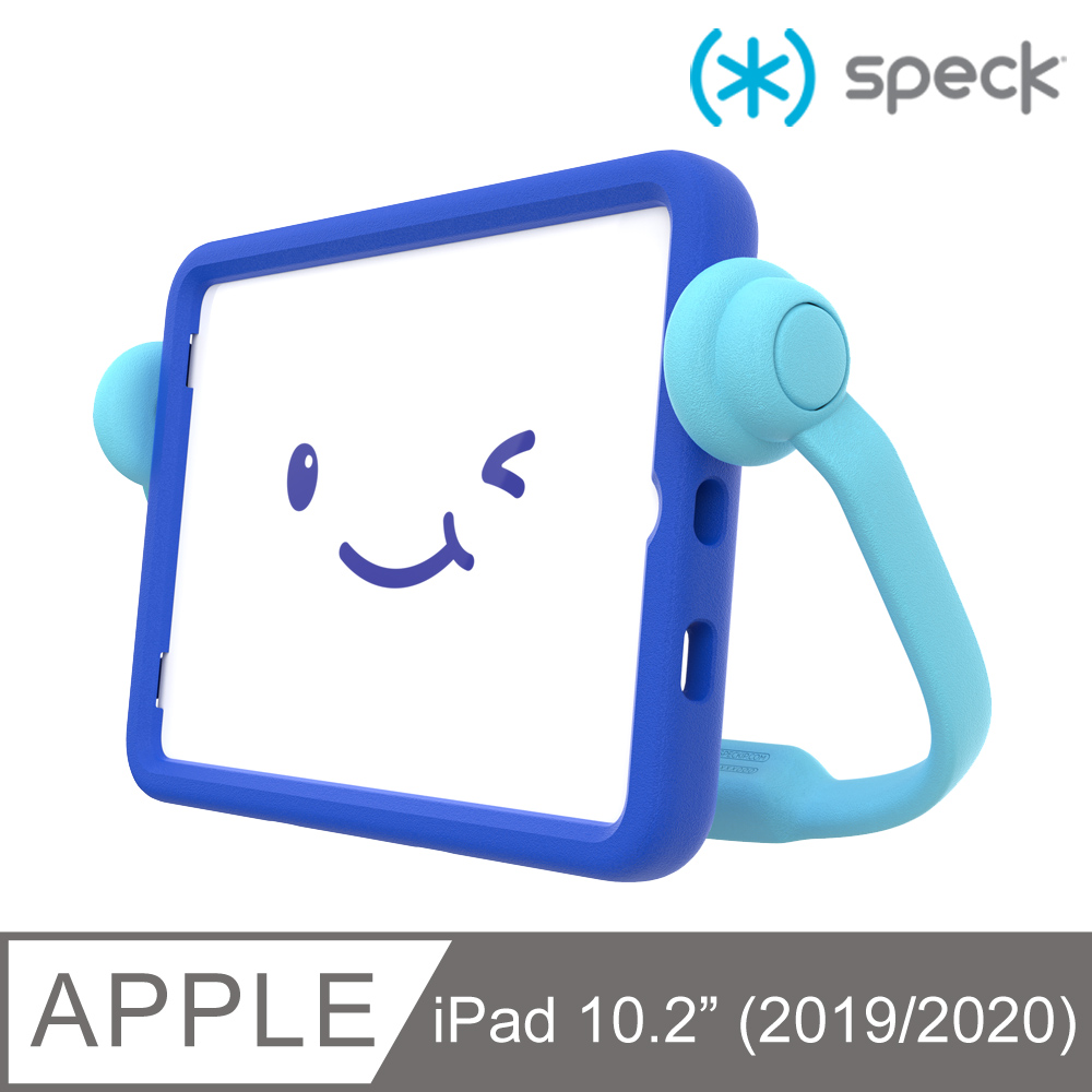Speck Case-E Run iPad 10.2吋(2019/2020)居家/車上二用防摔保護套-藍色/水藍