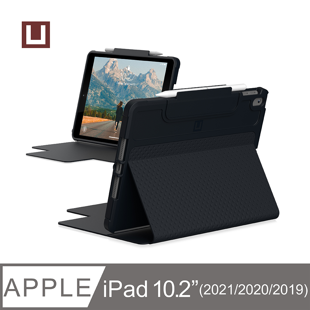 [U iPad 10.2吋耐衝擊保護殼-黑