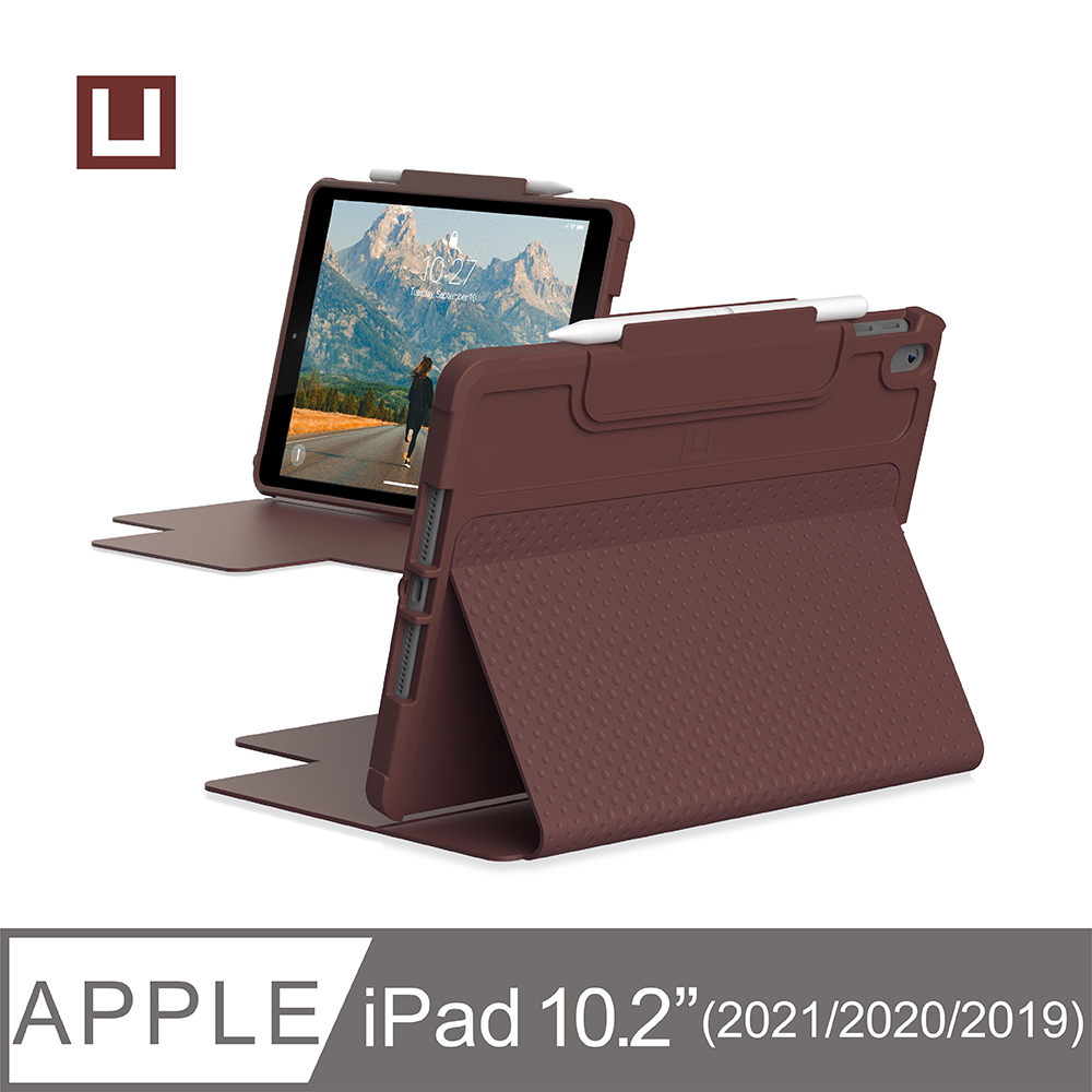 [U iPad 10.2吋耐衝擊保護殼-紫紅