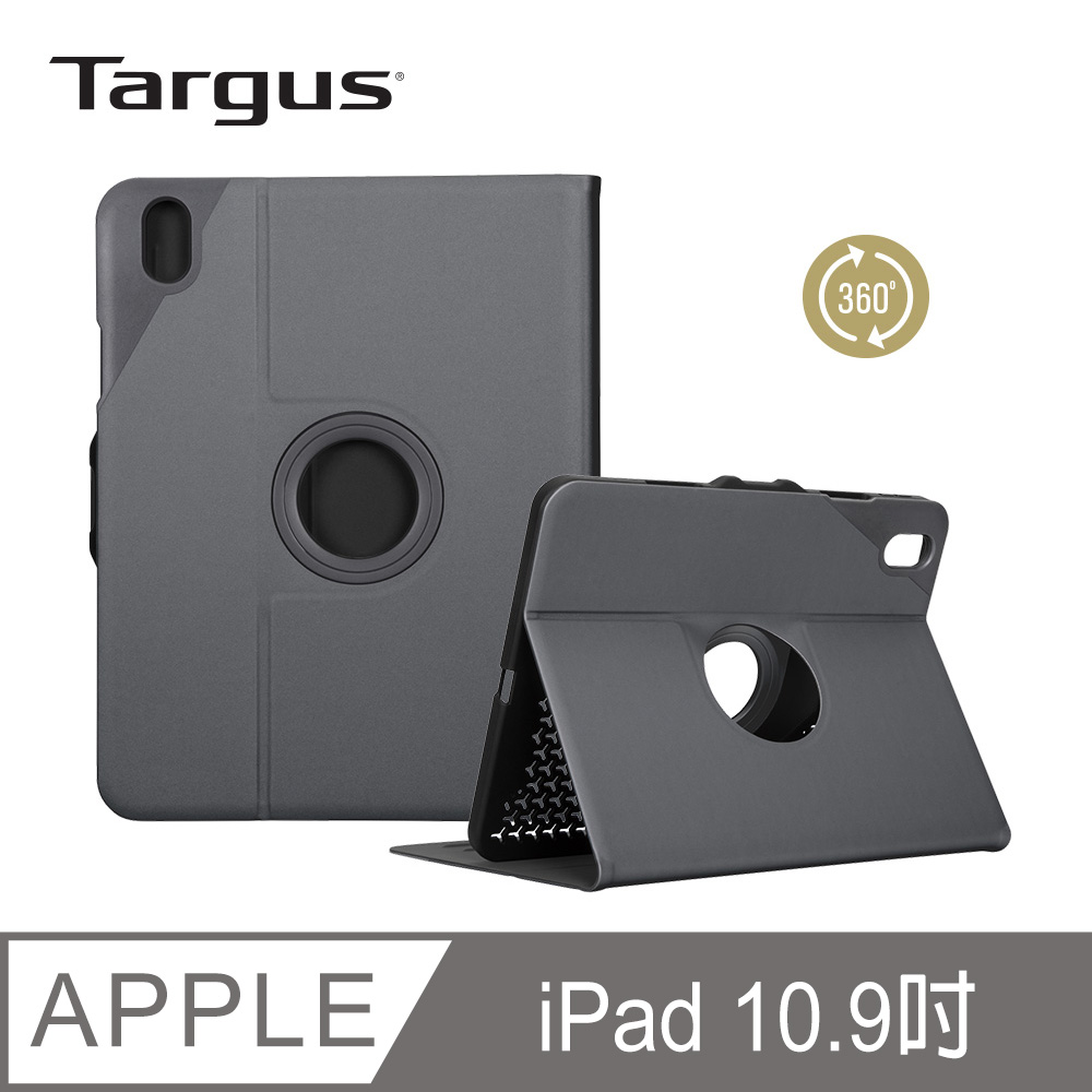 Targus Versavu Slim iPad 10.9 薄型旋轉平版殼(黑)-THZ935