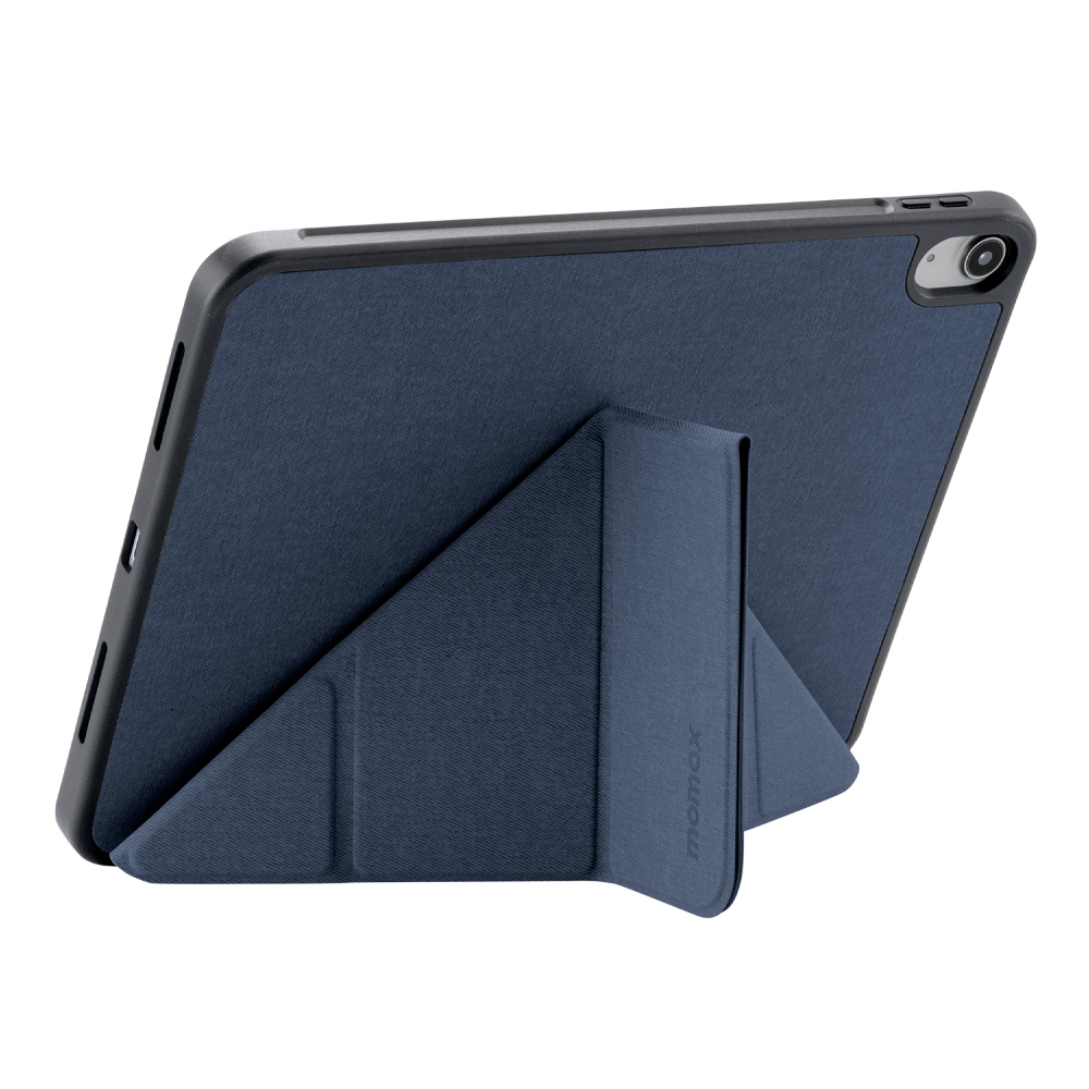 MOMAX 2022iPad第10代10.9吋連筆槽保護套(FPAP22M)-藍