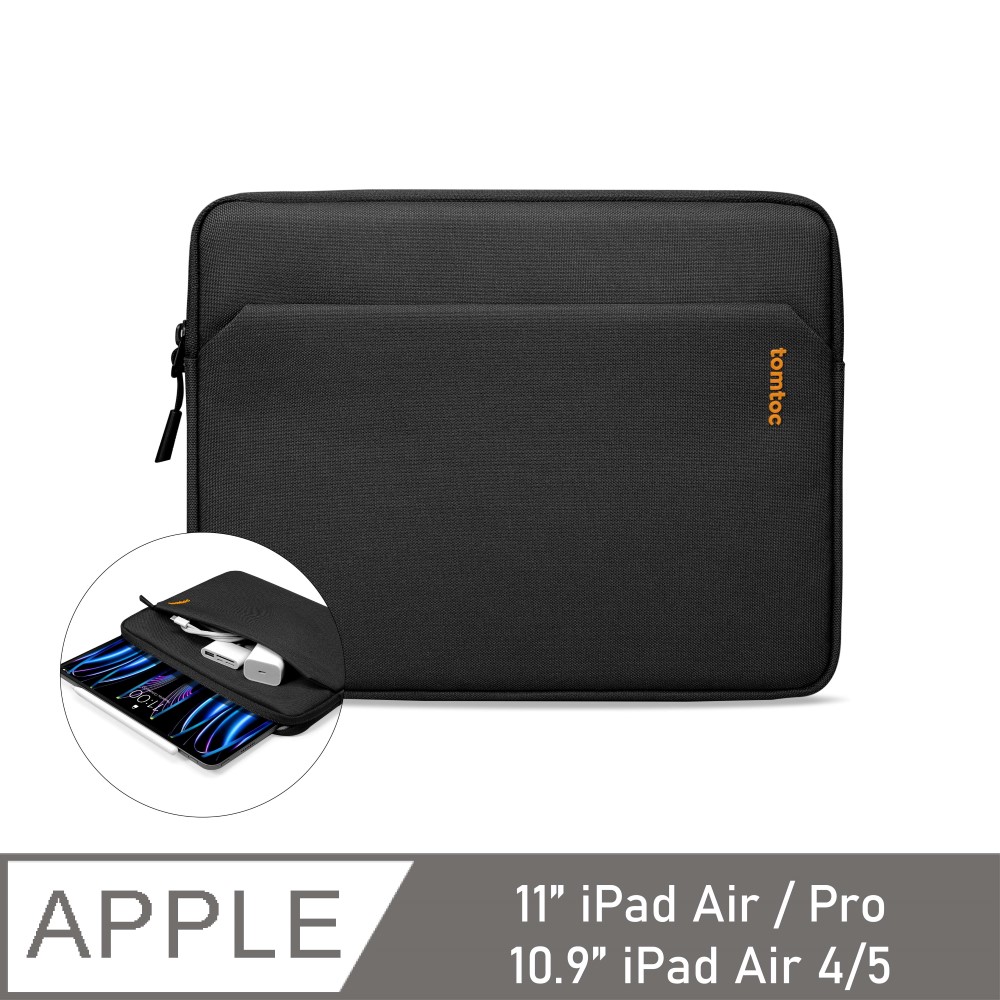 Tomtoc 輕靚防護二代 黑 適用於 10.9吋 iPad / 10.9吋iPad Air / 11吋iPad Pro