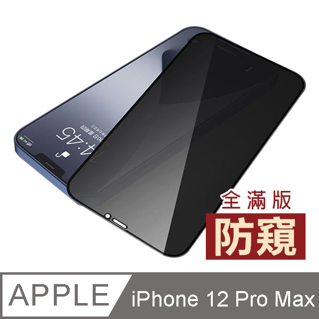 iPhone12ProMax保護貼 iPhone 12 Pro Max 滿版 高清防窺 9H 鋼化玻璃膜 防刮 保護貼