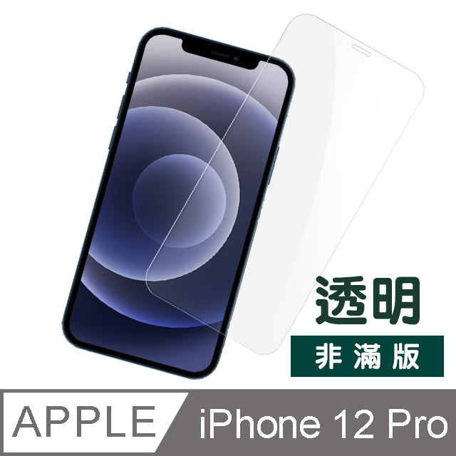 iPhone 12 Pro 透明高清 非滿版 防刮保護貼 手機螢幕保護貼