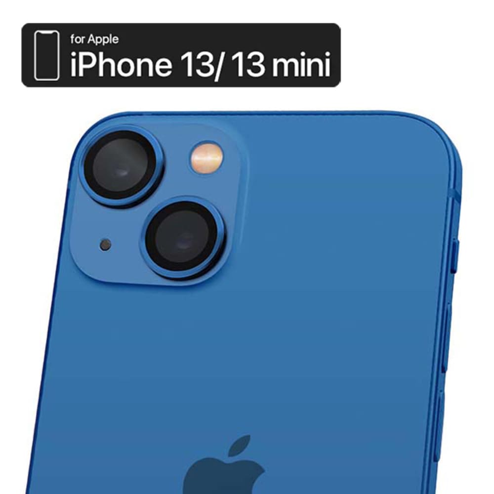 【ZIFRIEND】 iPhone 13mini / 13 零失敗鏡頭貼-藍 / ZFL-13M13-OB