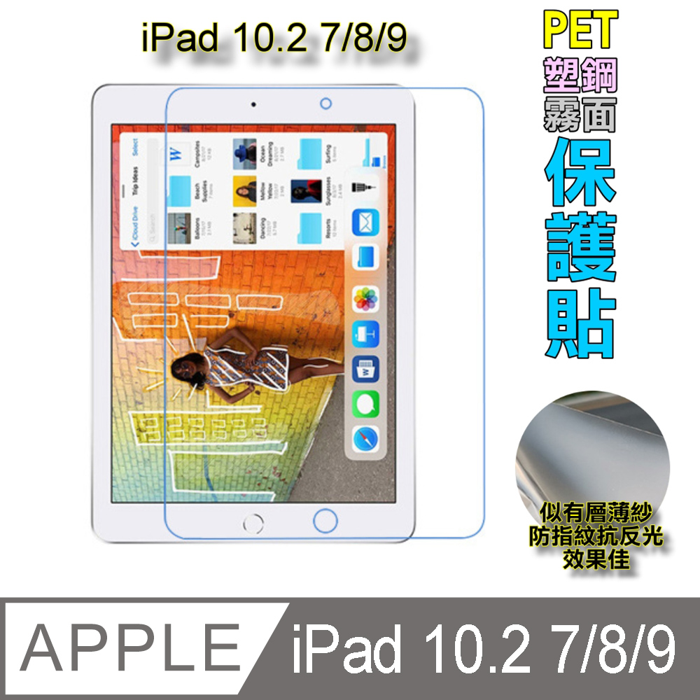 2021 iPad 10.2吋 防刮霧面磨砂螢幕保護貼(霧)
