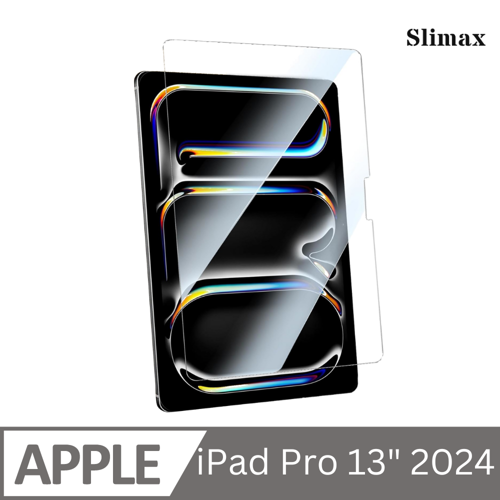 Slimax 濾藍光 螢幕保護貼 iPad Pro 2024 13 吋 / 9H 滿版鋼化玻璃貼 抗藍光