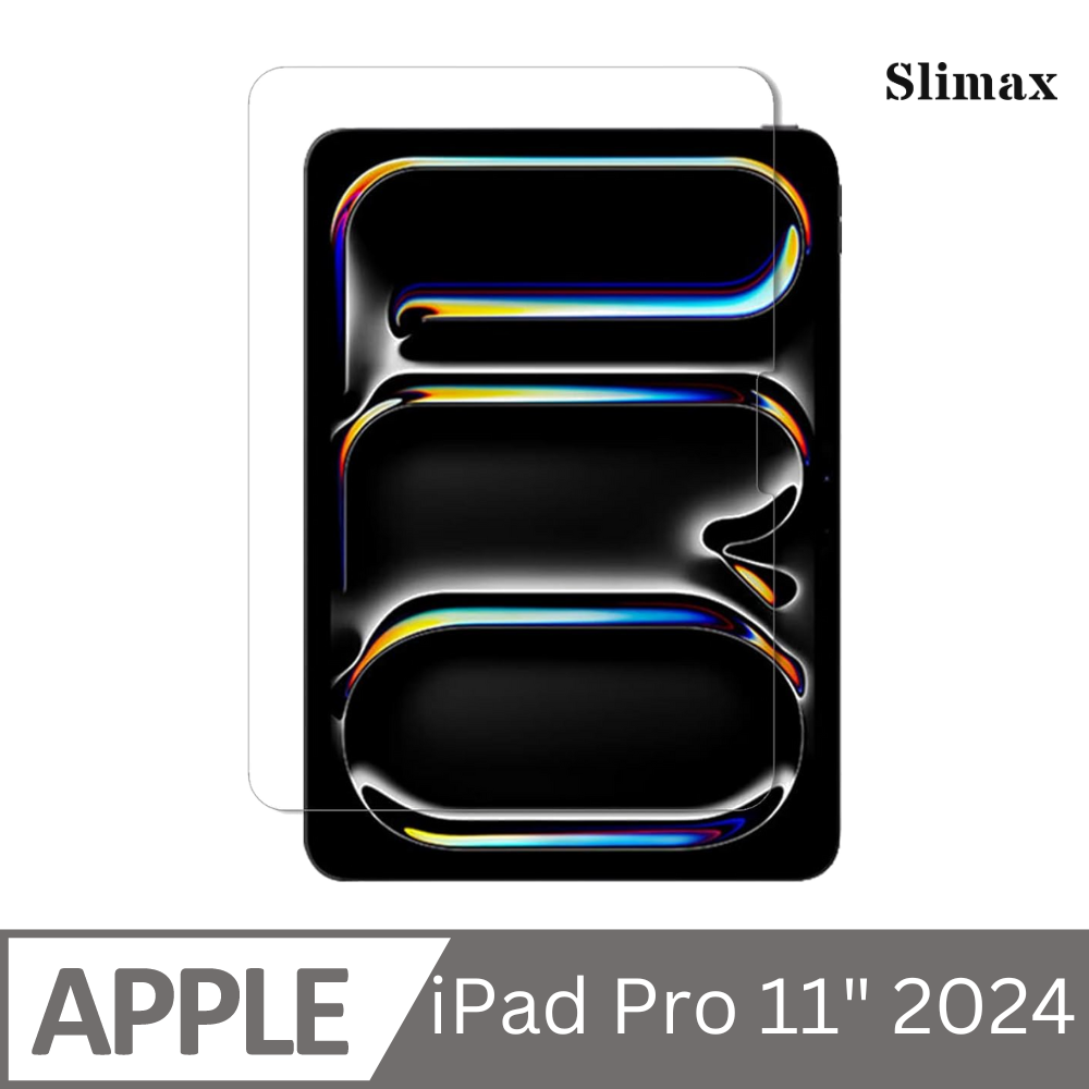 Slimax 高透光 螢幕保護貼 iPad Pro 2024 11 吋 / 9H 滿版鋼化玻璃貼 亮面 磨砂霧面