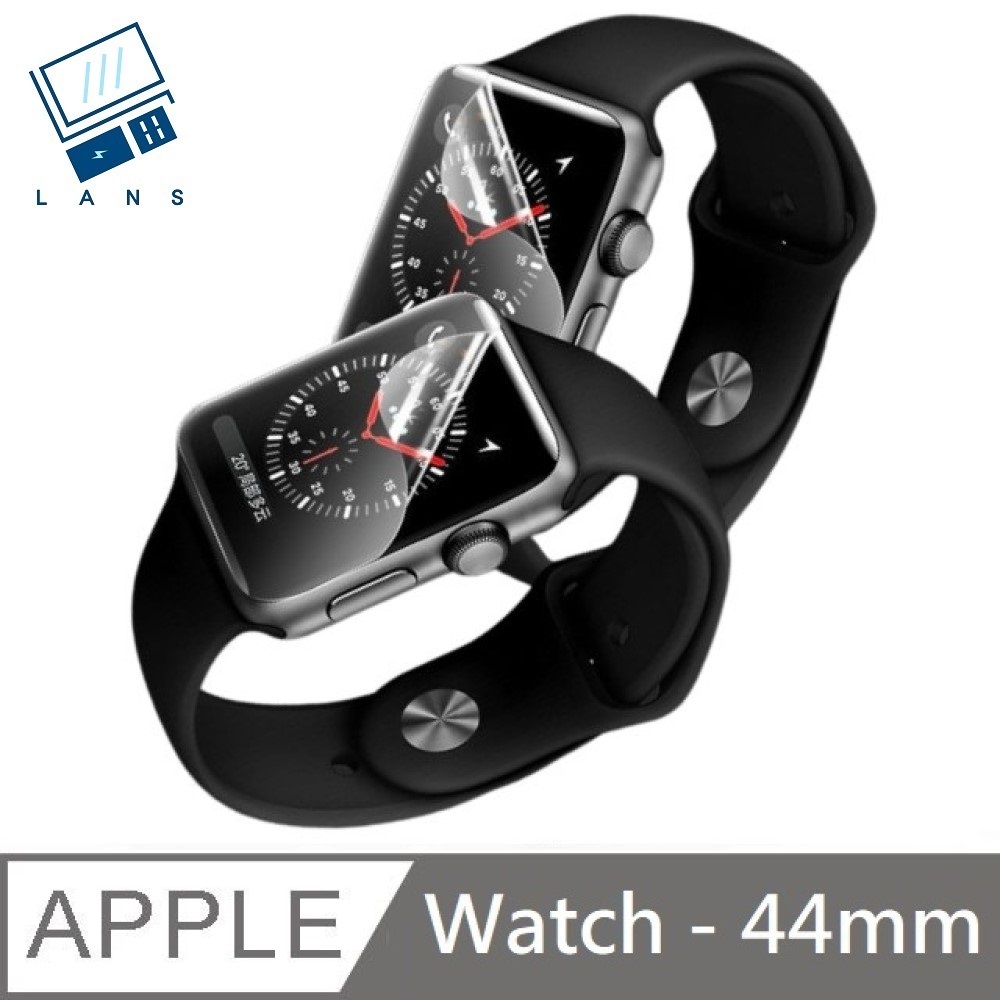 全螢幕覆蓋 柔性水凝膜 3D曲面 自動修復 螢幕保護貼 適用 Apple Watch 4/5/6/SE - 44mm