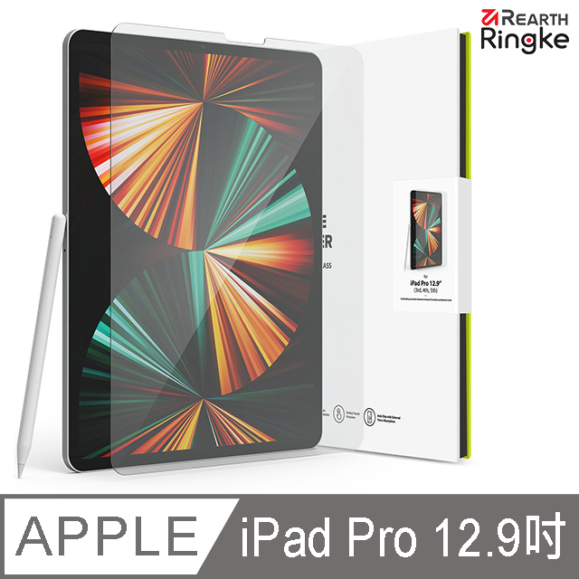 【Ringke】Apple iPad Pro 2021 12.9吋 [ID Glass 強化玻璃螢幕保護貼