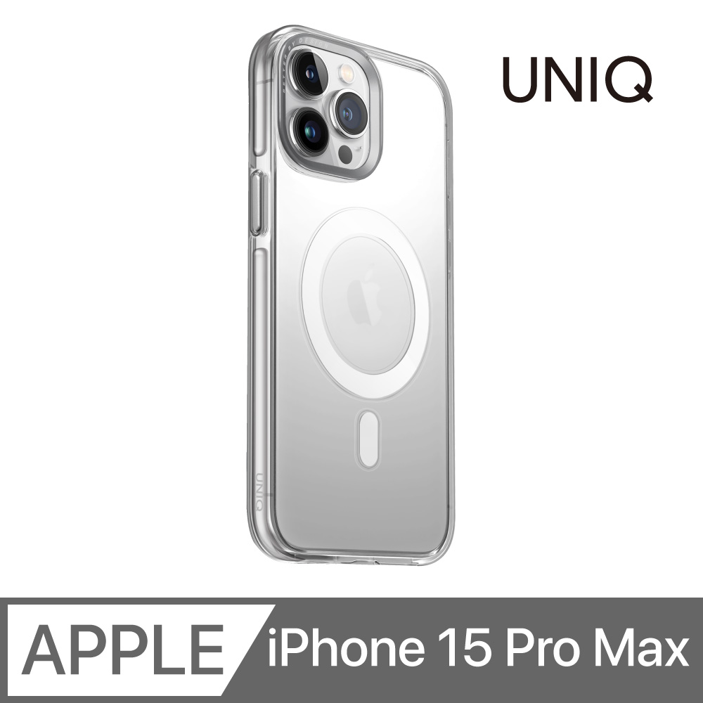 UNIQ Calio 抗黃化高透亮防摔磁吸手機殼 iPhone 15 Pro Max (6.7)