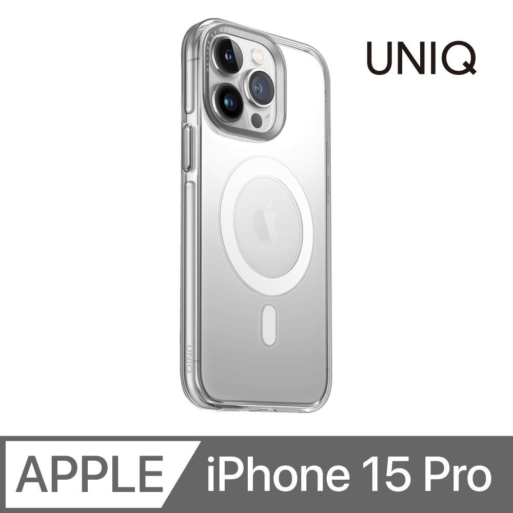 UNIQ Calio 抗黃化高透亮防摔磁吸手機殼 iPhone 15 Pro (6.1)