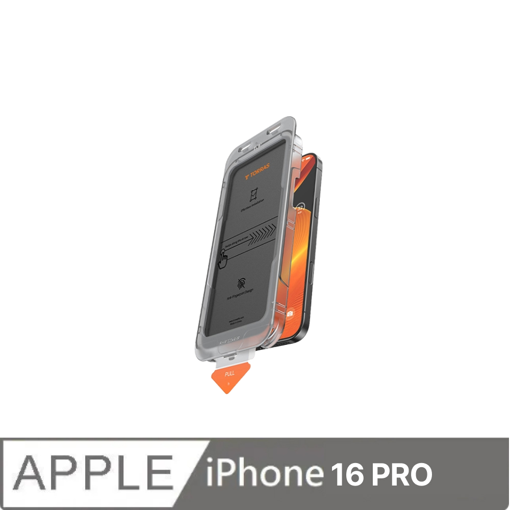TORRAS Insta-II Master Privacy 防窺滿版螢幕鋼化玻璃保護貼 for iPhone 16 Pro