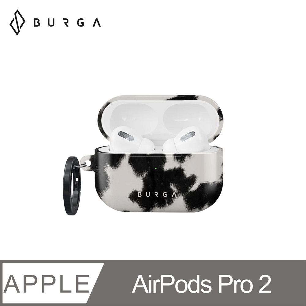 BURGA AirPods Pro 2 防摔保護殼-雪白斑紋