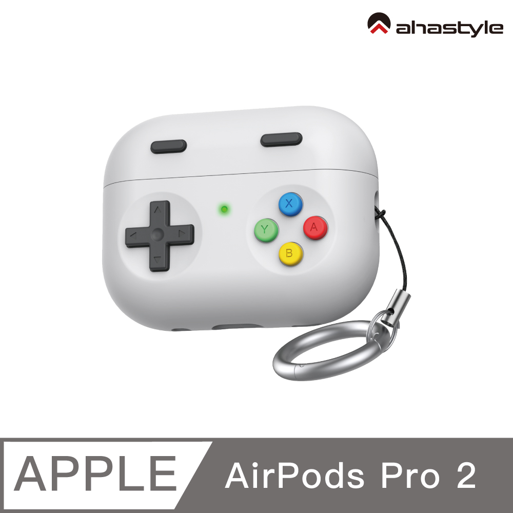 AHAStyle AirPods Pro 2代 遊戲機搖桿造型防摔矽膠保護套