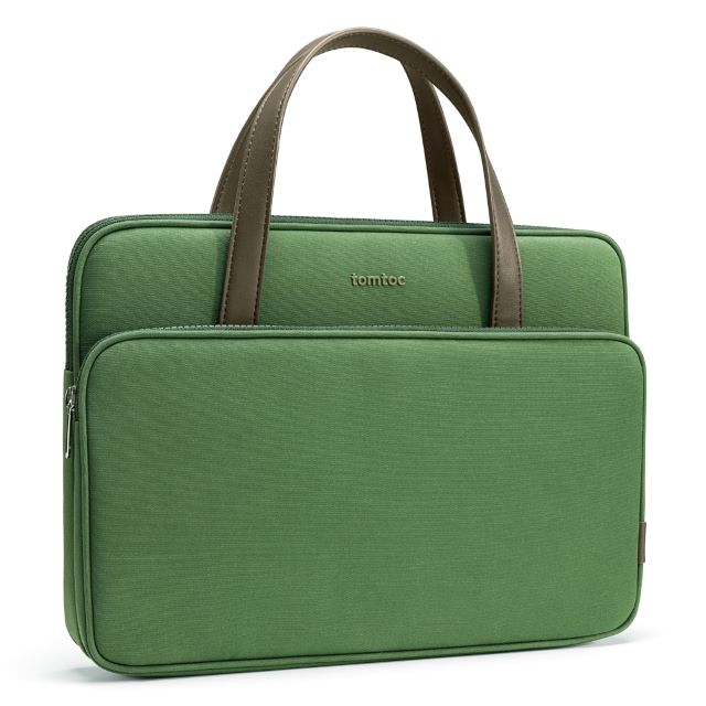 Tomtoc 時尚日記，深綠，適用於14吋MacBook Pro & 13吋筆記型電腦
