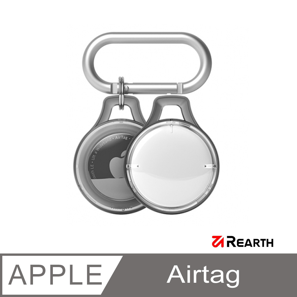 Rearth Ringke Apple Airtag 輕薄保護殼(透黑)