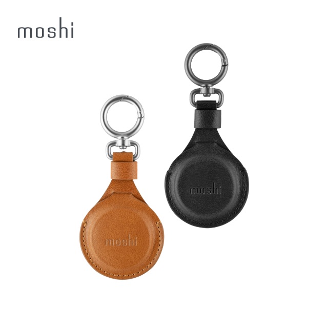 【moshi】AirTag 皮革鑰匙圈