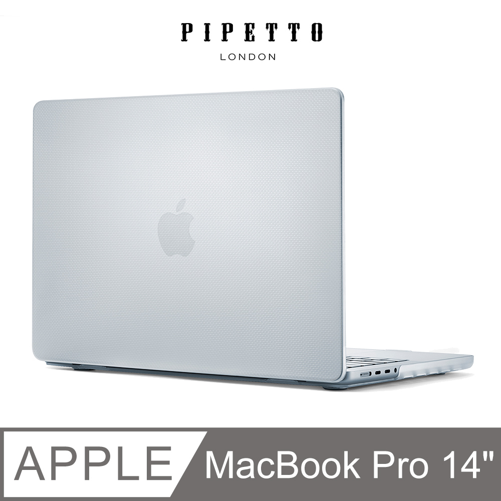 Pipetto MacBook Pro 14吋(2023, 2021) Hardshell Dots 霧透點狀保護殼