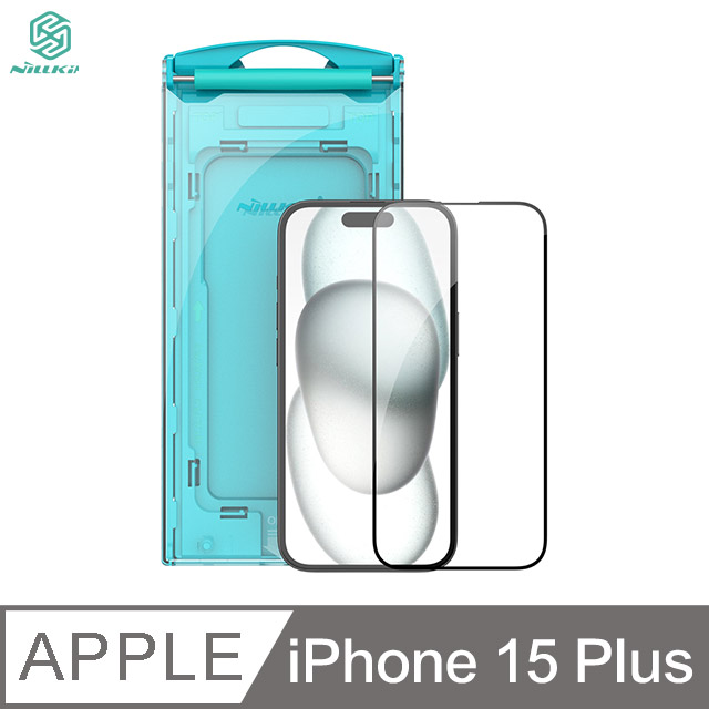 NILLKIN Apple 蘋果 iPhone 15 Plus 6.7吋 暢系列玻璃貼(一片裝) 太空艙 無塵艙