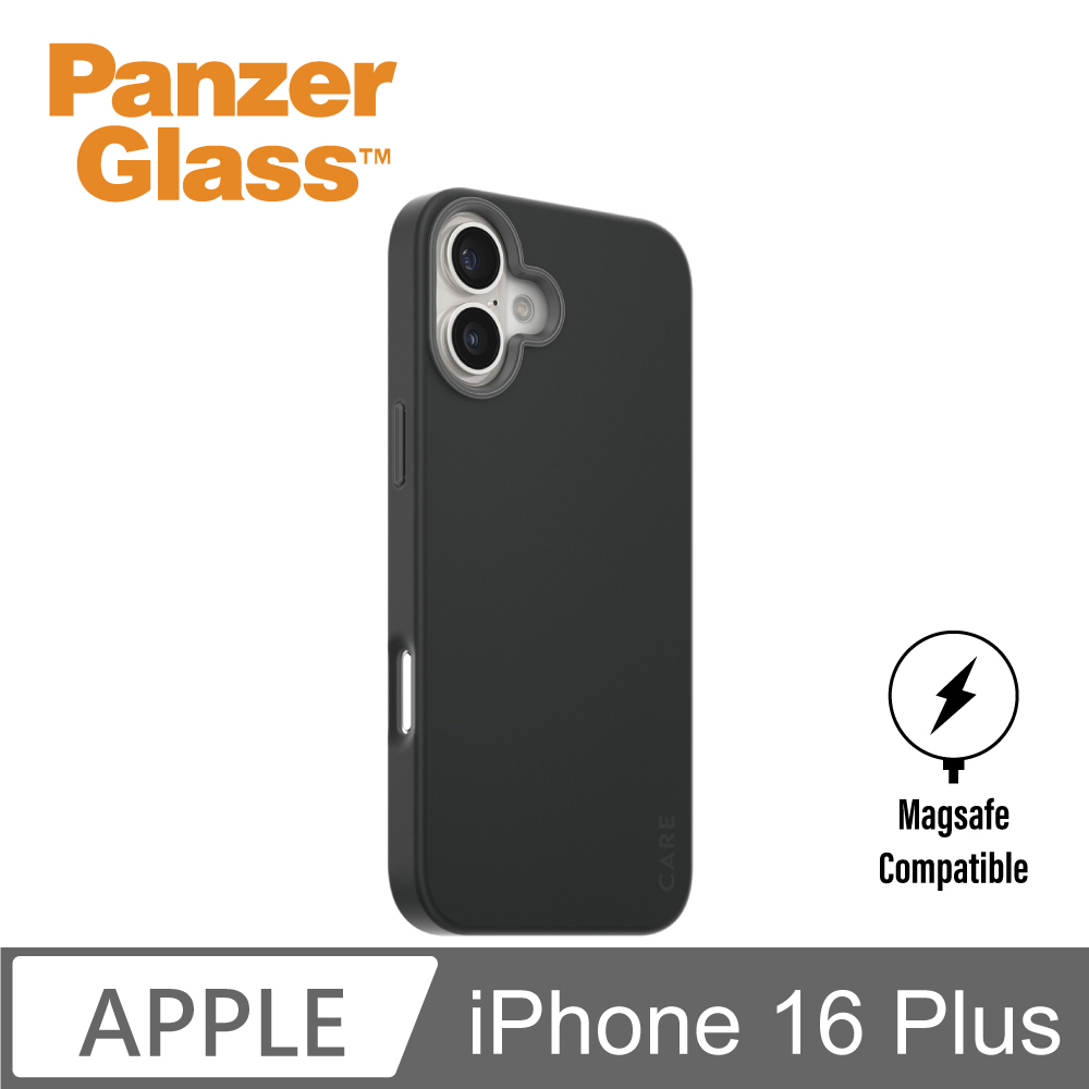 【PanzerGlass】iPhone 16 Plus 6.7吋 Fashion 磁吸防摔殼(黑)